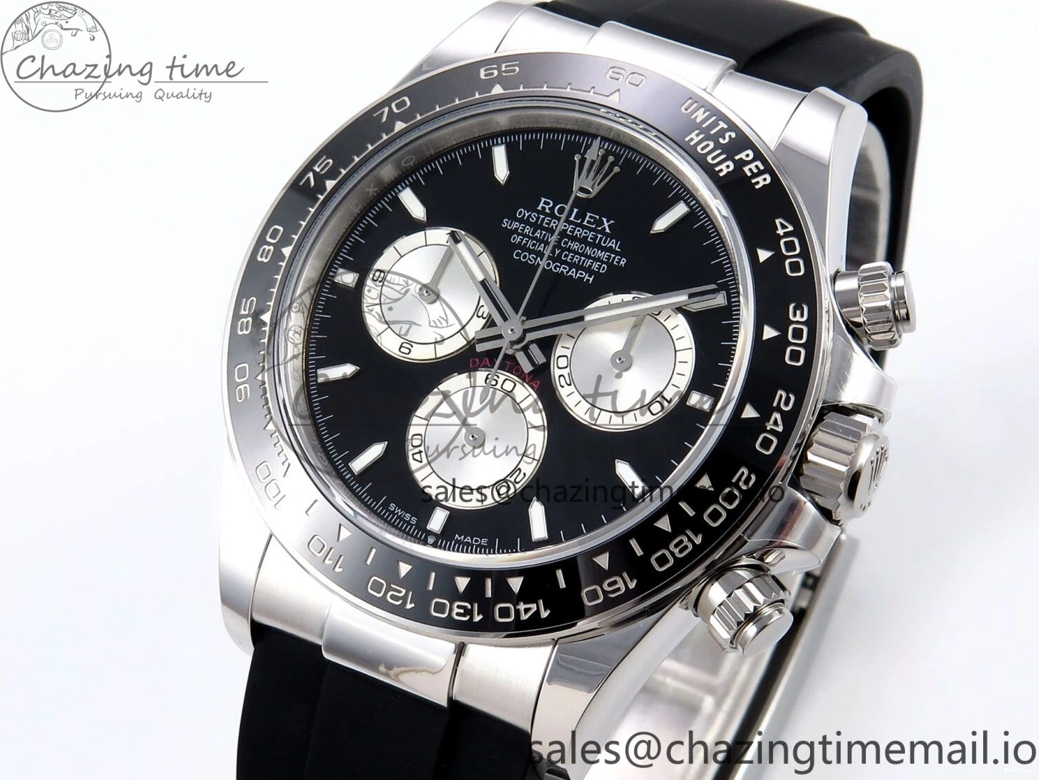 MiroTime 0212 Daytona 126519 LN APSF 1:1 Best Edition Black Dial on Oysterflex Strap SH4131（Gain Weight） StreetReady 1029